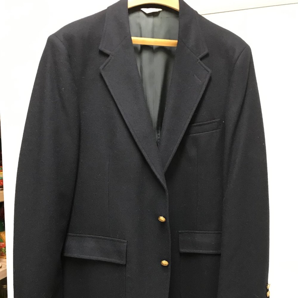 Men's Navy Sport Jacket Size 41 Long
